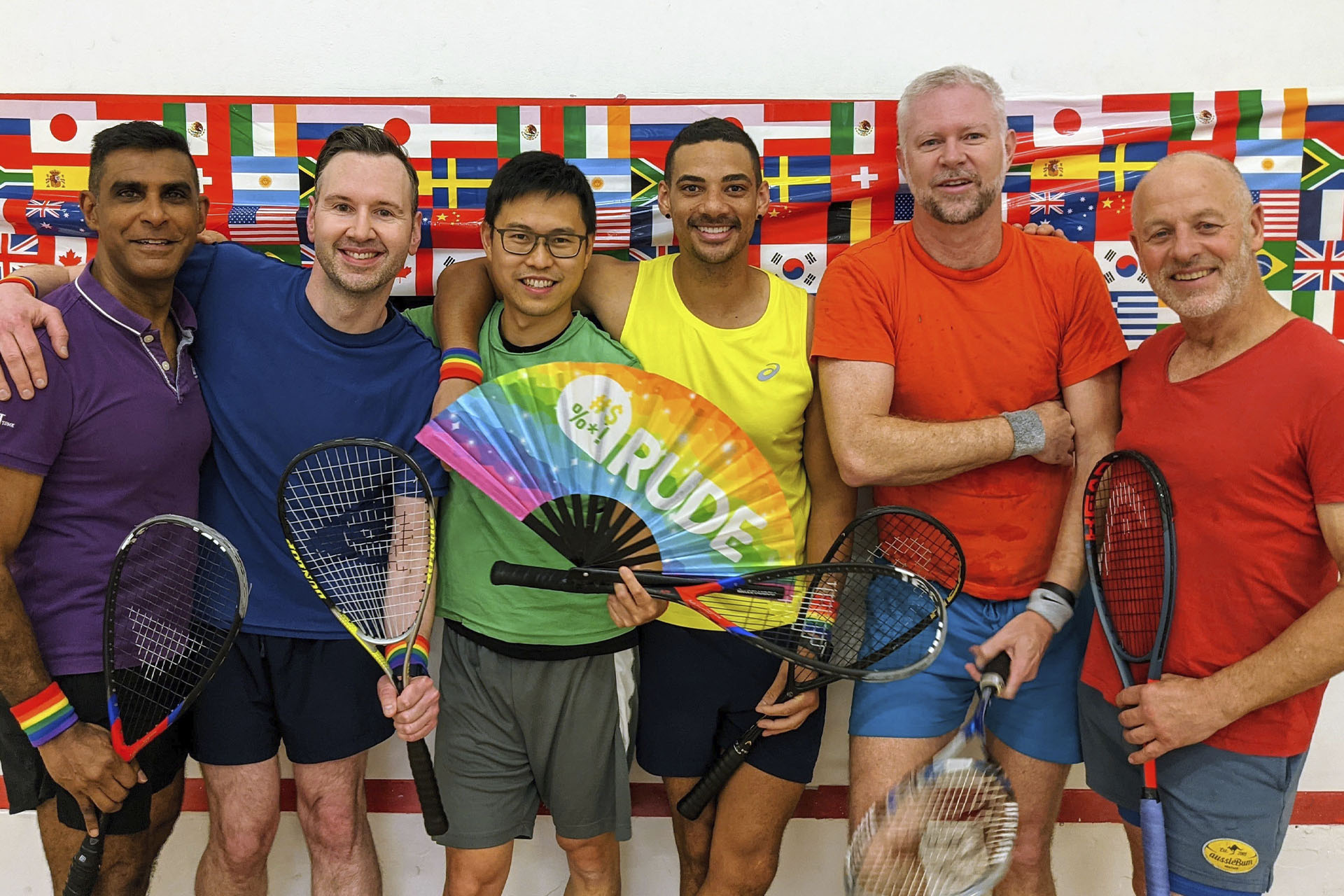 Rainbow Racquets Squash